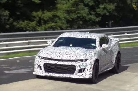 2017 Camaro ZL1 (Z28? 1LE?) Seen Testing On The Nürburgring