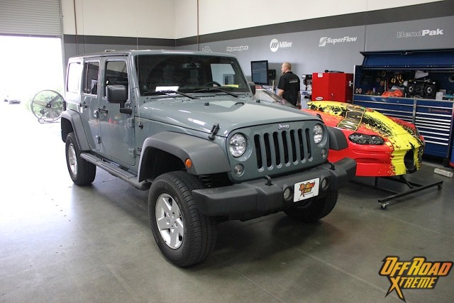 With its Eibach lift kit installed, the Jeep didn't look 100-percent ready to conquer the trails.