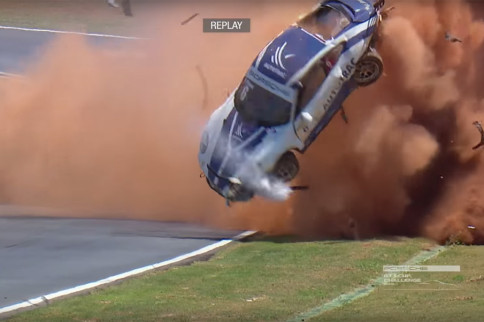 Brazil Porsche GT3 Cup Driver Pedro Piquet Crashes Hard In Goiânia