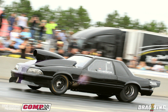 Taylor Lastor had the flames lit up in his match with the Wooo! man Keith Berry putting up a 4.02 to Berry's 4.08 and scoring another win for team nitrous.