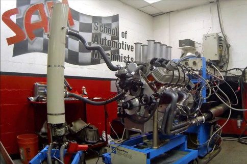Video: SAM Engine Masters Challenge Chrysler Poly 402ci On The Dyno!