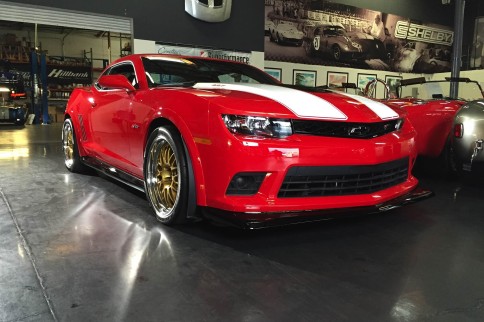 Video: Big Red Camaro Tribute Z/28 Rolls on Custom Forgeline Wheels