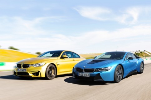 Video: BMW's M4 Takes on the Newfangled i8