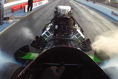 Video: On Board With A Nostalgia Nitro Dragster