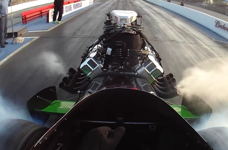 Video: On Board With A Nostalgia Nitro Dragster