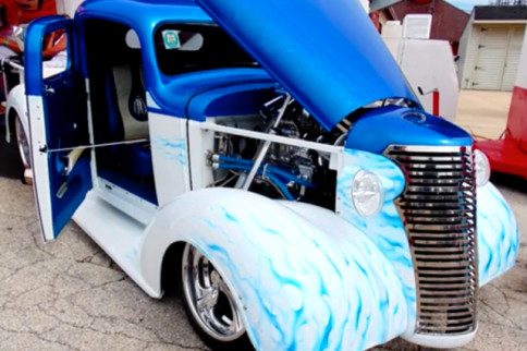 Video: A Kustom, Slammed ’38 Chevy Pickup That Screams For Attention