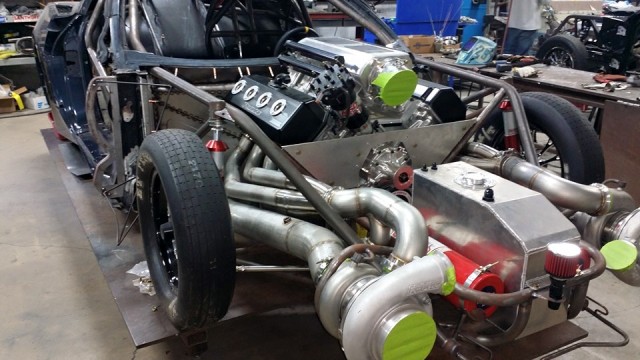 Pro Line Racing was on board once again to provide the power between the frame rails with a twin turbocharged HEMI.
