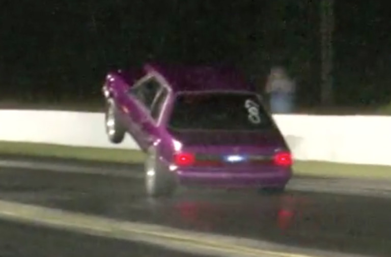 Video: Sticking The Wheelstand, Not So Much The Landing