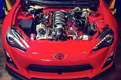 Video: Four More Cylinders, Twice The Power, and One Fast FR-S