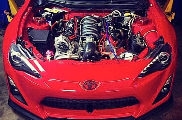 Video: Four More Cylinders, Twice The Power, and One Fast FR-S