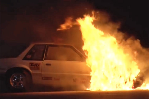 Video: No-Prep Race Ends In Wild, Fiery Crash