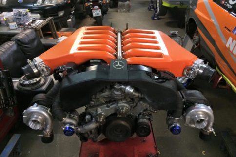 Video: Sacrilege? Mercedes V12 Into R33 Skyline GT-R