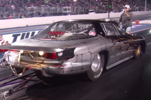 Video: Nitrous Pro Street Firebird Takes A Tumble At Tulsa Throwdown