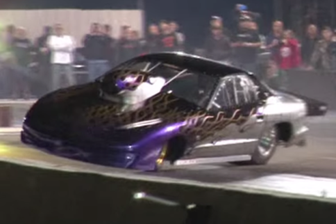 Video: Nitrous Pro Street Firebird Takes A Tumble At Tulsa Throwdown