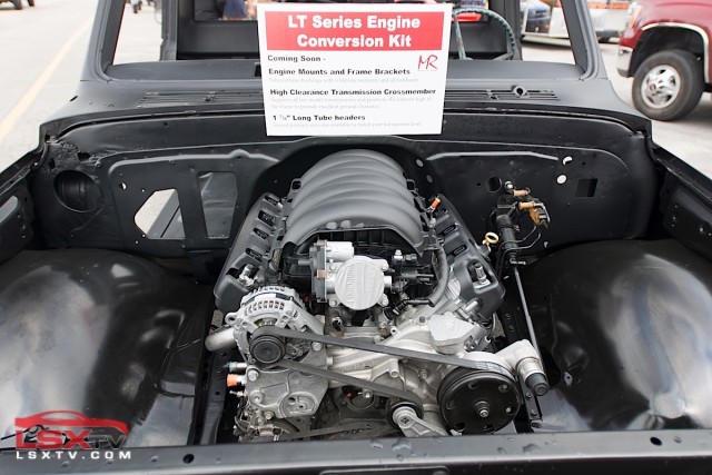 Even for a prototype, the fitment looks spot-on in this LT1 swapped C10 truck.