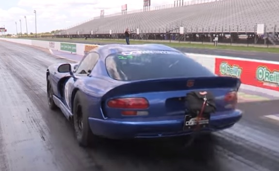 Video: 1,700 Horsepower Boosted Viper Runs 8's