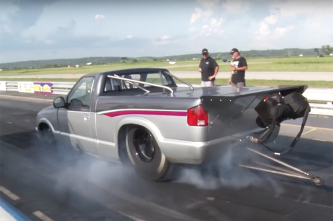 Video: Larry Larson Goes No-Prep Racing With 5-Second S-10 Pickup
