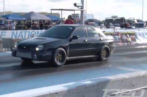 Video: This Imperial Vader STi Is An Absolute Monster On The Drag