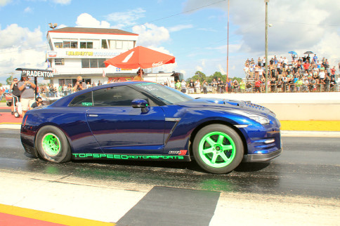 Diamond Pistons & Turbo By Garrett Blast GT-R To Alpha-16 Record!