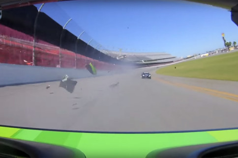 This Is What An Awesome Save After A 180 MPH Tire Failure Looks Like
