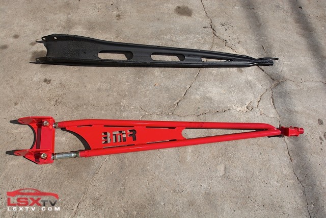 The obvious visual cues of the new adjustable torque-arm are immediately clear.