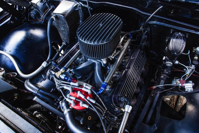 Not every engine with the distributor up front is a Ford...