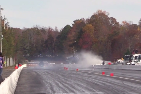 Video: 8-Second Honda Goes Airborne, Crashes Hard On Its Roof!