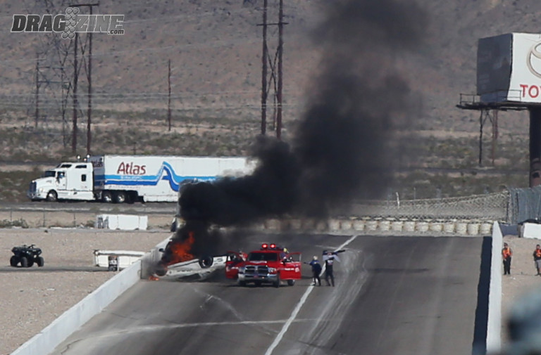 Outlaw 10.5 Racer Mark Luton Unhurt In Wild, Rollover Crash At SCSN