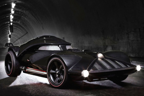Leno Turns To The Dark Side With Darth Vader Car