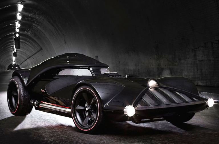 Leno Turns To The Dark Side With Darth Vader Car