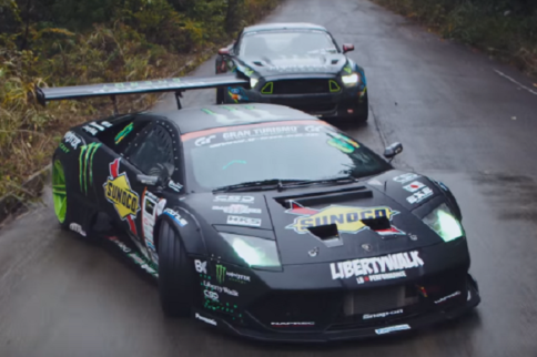 Video: Gittin Goes To Japan For Mustang v. Lamborghini Drift Battle