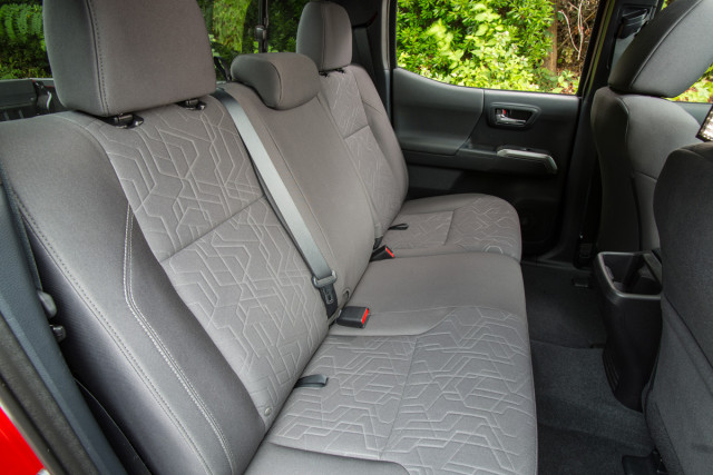 Be warned, adult males: the backseat was not made with you in mind.