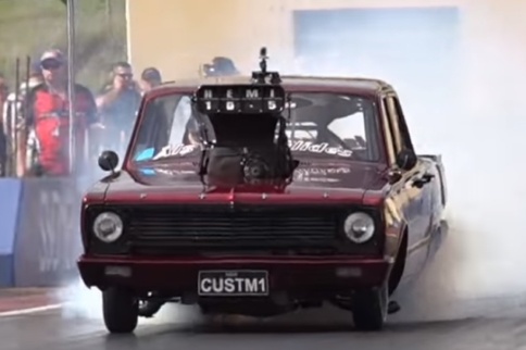 Video: Wild Aussie Outlaw 10.5 Valiant Lays Down 200 MPH Runs