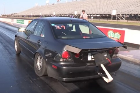 Video: Twin Turbo, Four-Door LSX Lexus Puts Down All 1,200 Horses!