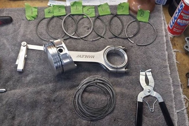 Jonathan used Manley H-Beam connecting rods with Gibtech billet pistons. To hold everything together, he is using ARP hardware throughout the engine.