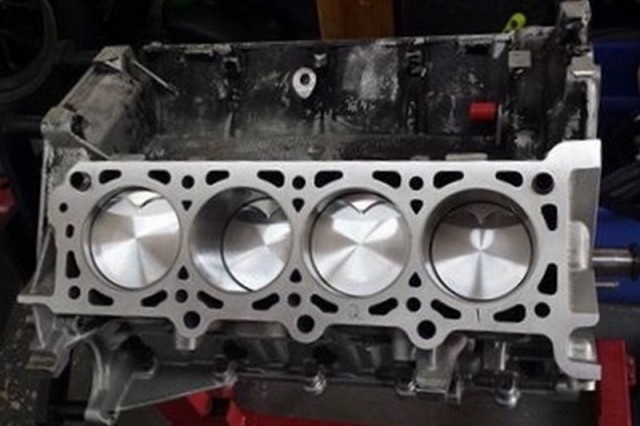 The finished short block is ready to go. Jonathan is waiting to received the heads back from Total Engine Airflow; at which point he will put together the long block, and add the VMP TVS supercharger to the mix. Then it'll be close to go-time.