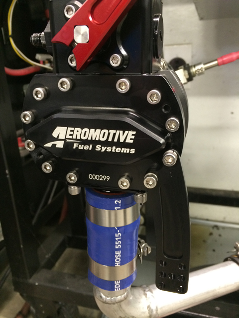 Travis Quillen of Quillen Motorsports Engineering testing a Terminator on his flow bench.