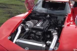 Video: 1973 Corvette with 2JZ Toyota Power Runs High 8's