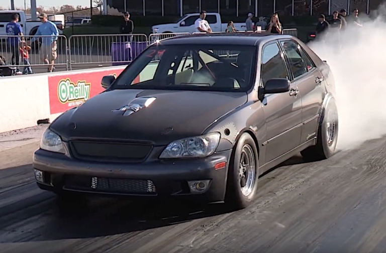 Video: One Brutal Twin Turbo 5.3 Swapped Lexus IS300