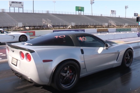 Video: Ten Second C6 Corvette Daily Driver Hits the Dragstrip