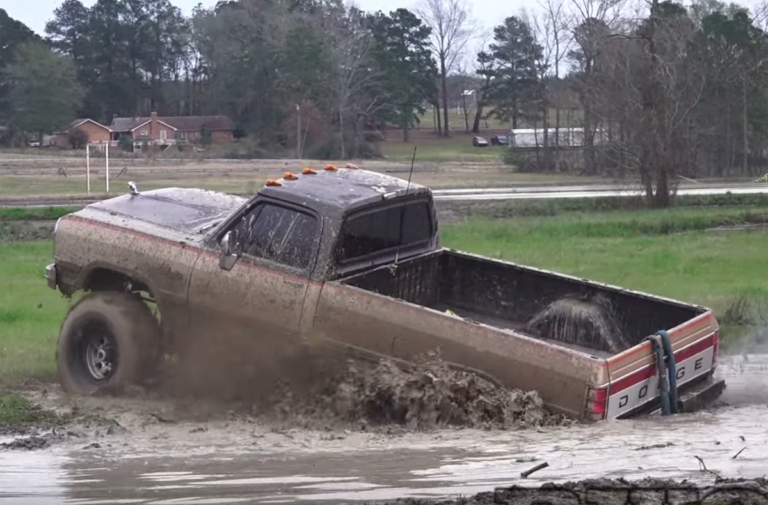 Video: 1st-Gen Cummins Goes One Mud Hole Too Far