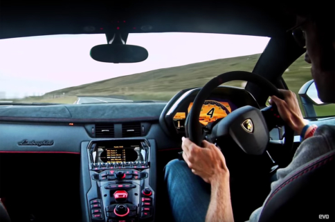 EVO Monsters The Isle Of Man In A Lamborghini Aventador SV