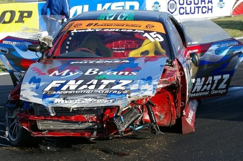 Video: Spectacular Tandem Crash Dubbed Worst In D1 History