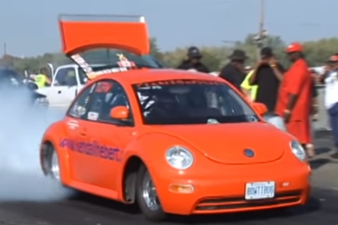 Video: 9-Second, V8-Powered VW Bug Gets Some Hangtime!