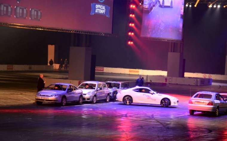 Subaru BRZ/Stunt Driver Moffatt Spin For Guinness World Record