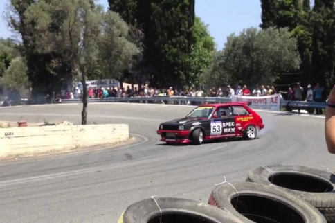Video: KP61 Starlet Drifts Hillclimb in Greece!