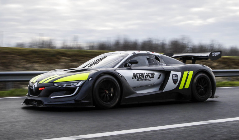 Video: New Age, Exotic Renault Police Interceptor Flexes GT-R Power