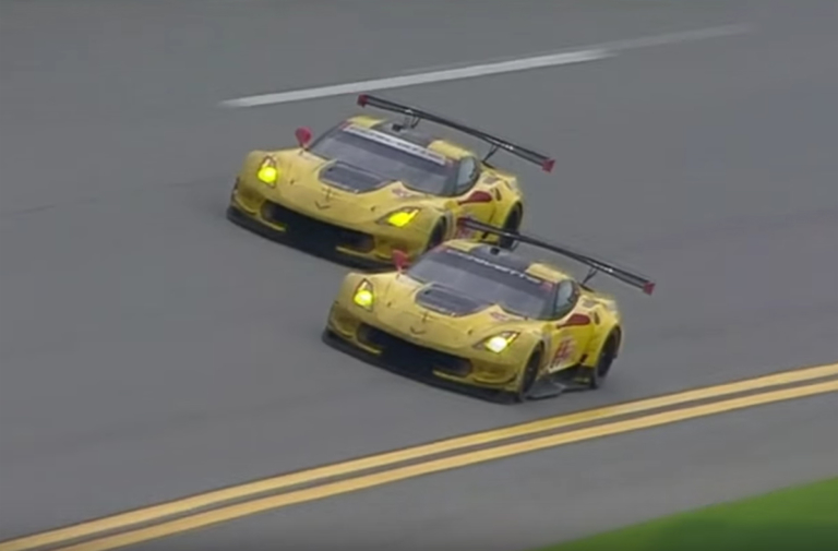 Corvette Racing Battles It Out Until The Checkered At The Rolex 24