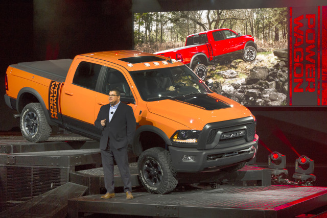 The ultimate off-road truck, 2017 Ram Power Wagon features a number of off-road specific enhancements, including: a unique suspension creating 14 inches of ground clearance and more than two inches of lift.