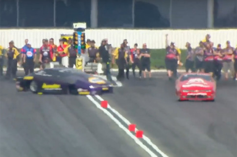 Video: Pro Stock Racer Vincent Nobile Goes Drifting At Pomona